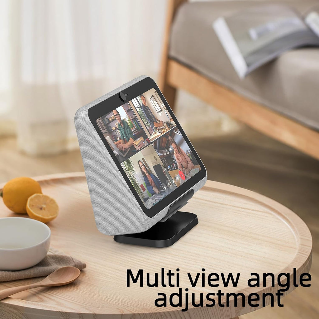 Base de Carga Giratoria Rounkin para Meta Portal Go — Ángulo Ajustable, 45W PD, Color Negro, Para Oficina y Hogar