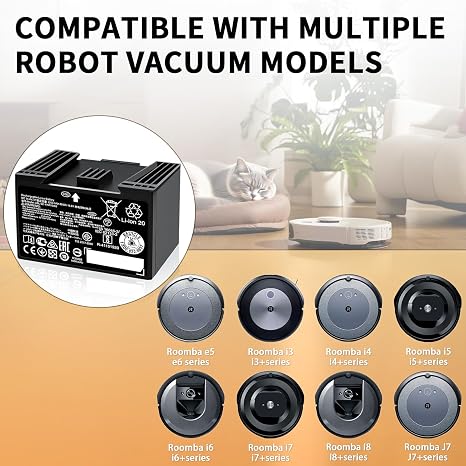 Batería de Reemplazo Lcenerga ABL-D2 46.08Wh para iRobot Roomba – Series j7, i7, i8, i6, i5, i4, i3, e5, e6