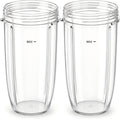 Vasos de Repuesto Licuadora NutriBullet 945 ml Compatible 600w y 900w (2 unidades)