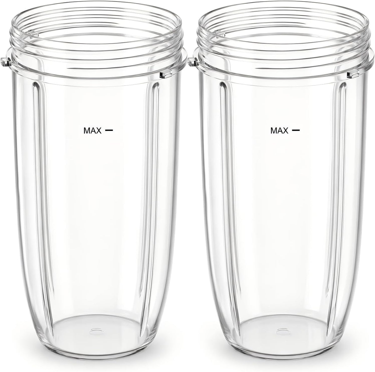 Vasos de Repuesto Licuadora NutriBullet 945 ml Compatible 600w y 900w (2 unidades)