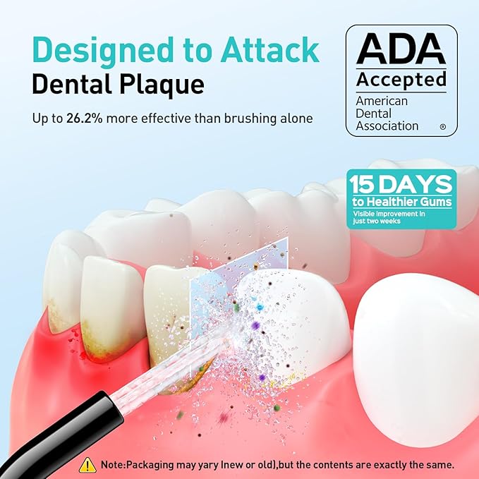 COSLUS Hilo Dental de Agua: Irrigador Oral Portátil Inalámbrico 300ML Recargable Limpiador de Viaje IPX7 Impermeable Máquina de Hilo Dental Eléctrico para Limpieza de Dientes C20(F5020E)