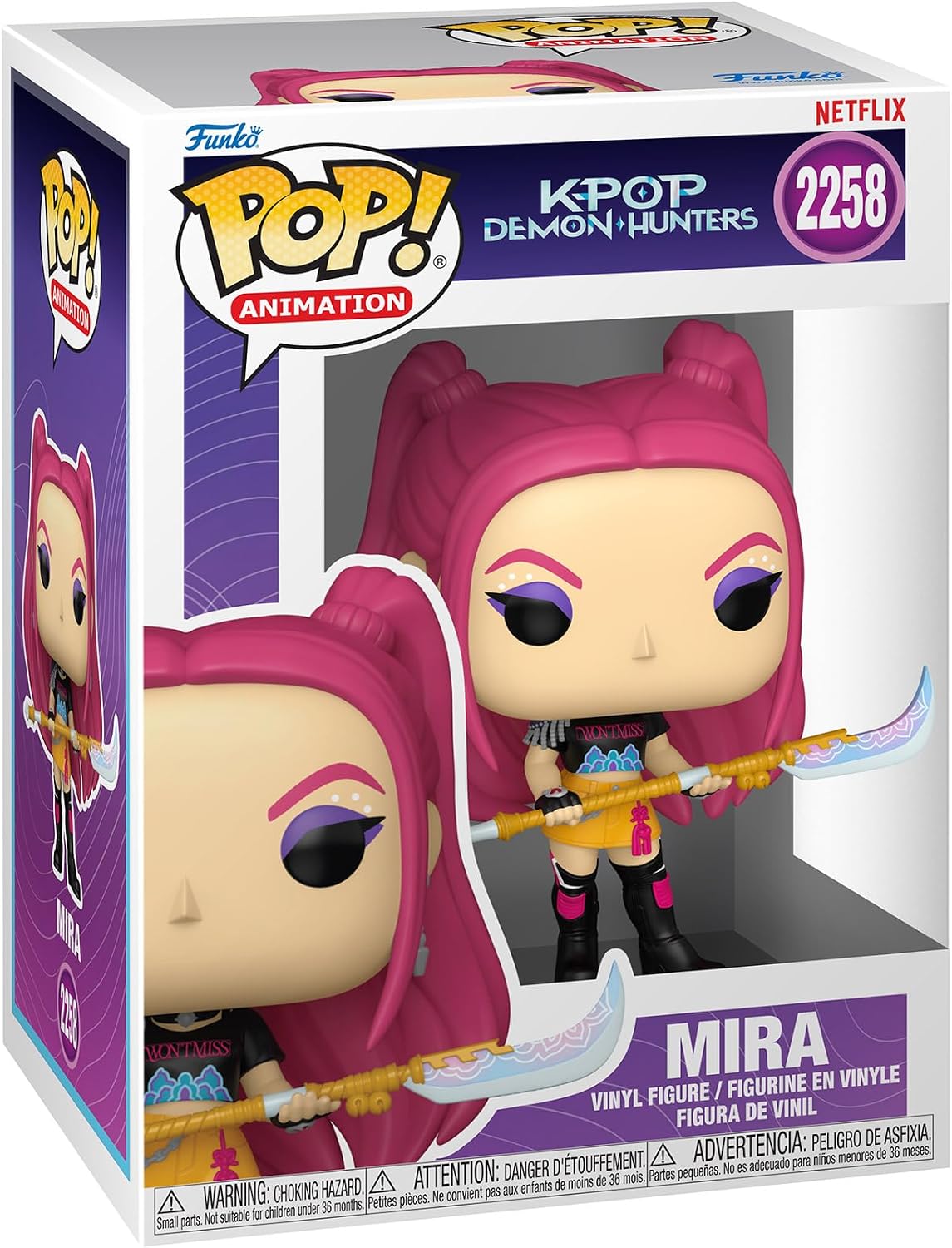 Funko Pop! Animación: Kpop Demon Hunters - Mira - Figura coleccionable de vinilo - Idea de regalo - Merchandising oficial - Juguetes para niños y adultos - Fans de la televisión - Figura de colección