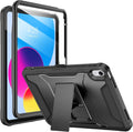 Funda Soke para iPad (A16) 11ª Generación 11 Pulgadas 2025, iPad 10ª Generación 10.9 Pulgadas 2022, con Protector Pantalla Integrado y Soporte, Funda Protectora Resistente Cuerpo Completo - Negro
