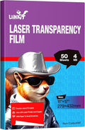 Película de Transparencia Láser Uinkit OHP – 50 Hojas para Impresora Láser y Copiadora