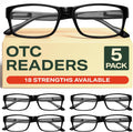 Gaoye Gafas de Lectura Profesionales 0.5 | Lentes para Computadora con Proteccion Luz Azul | Paquete Multiple Todo el Dia