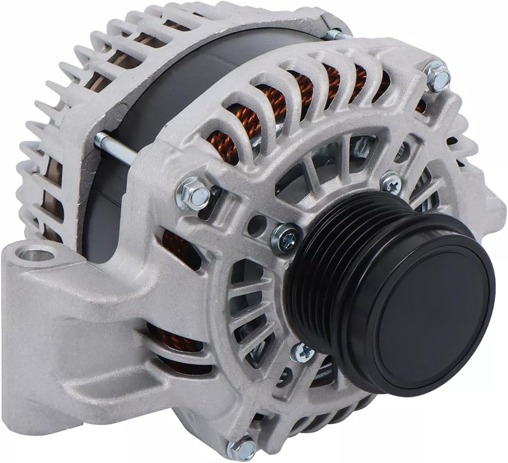 Alternador de Reemplazo ALM3587 Compatible con Jeep Cherokee 14-19 2.4L, Compass 17-22, Renegade 15-21, Dodge Dart 13-16, Chrysler 200 2.4L 15-17, 12V 160A 6-Ranura