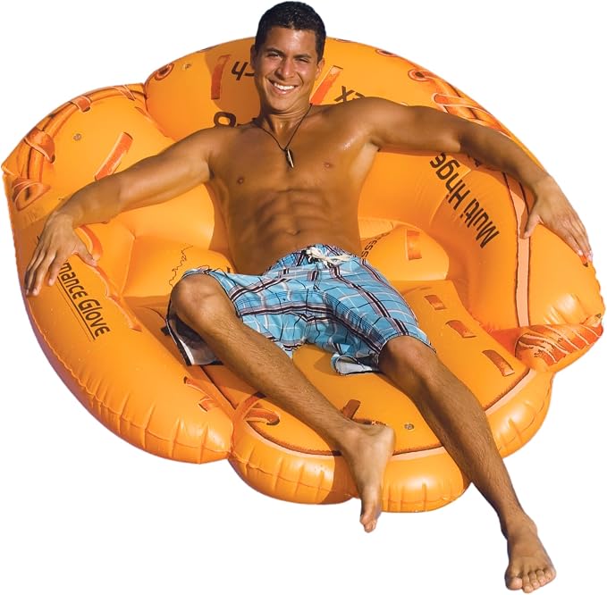 Flotador original SWIMLINE para piscina para adultos y adolescentes: divertido flotador para el lago, la playa o el jardín. Fácil de inflar y guardar.