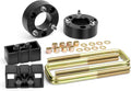 Kit de Elevación de Nivelación KSP F150 3" Frente +2" Trasero, Kit de Nivelación de Suspensión Completa para Ford F150 2004-2020 2WD 4WD 2x2 4x4, Juego Completo Espaciador de Elevación Aluminio & Bloque de Elevación y Espárragos U Extendidos Acero