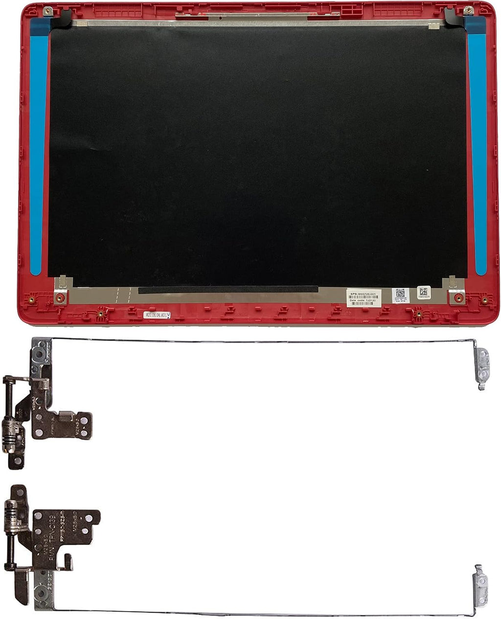 Tapa Trasera de Reemplazo LTPRPTS para Laptop HP 15-dw, 15T-DW, 15Z-GW, 15-gw y 16-d0524la | Cubierta LCD con Bisagras | M03725-001 | Roja