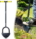 Bordeadora de césped Colwelt con dientes de sierra, bordeadora de césped de media luna con empuñadura en T, bordeadora de césped de acera con mango largo, 96,5 cm (38 pulgadas)