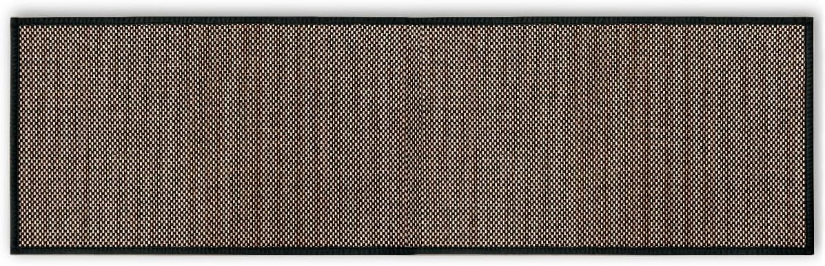 Alfombras y tapetes de cocina Artoid Mode lavables y antideslizantes, felpudo absorbente para cocina, suelo, frente al fregadero y pasillo, color negro, 43 x 152 cm 