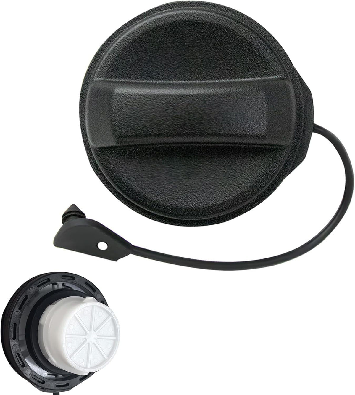 Tapa de Combustible LR178173 – Compatible Range Rover Evoque 2014-2021, Sport 2015-2021, Velar 2018-2021, Discovery Sport 2017-2021 y Defender – Color Negro (LR138720)