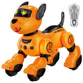 Anysun Perro Robot con Control Remoto para Niños — Cachorro Inteligente Programable, Baila y Camina | Color Amarillo