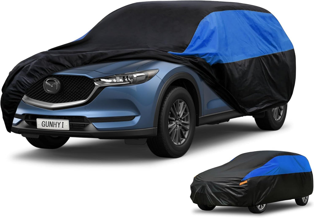 GUNHYI Mazda Car Cover Custom Fit Mazda CX5 CX-5 Waterproof All Weather, Lightweight Full Car Cover Outdoor Sun UV Rain Dust Snow Wind Protection.