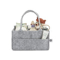 Organizador de pañales para bebé, contenedor para dormitorio de bebé, organizador de automóvil para pañales y toallitas para bebés, gris, regular