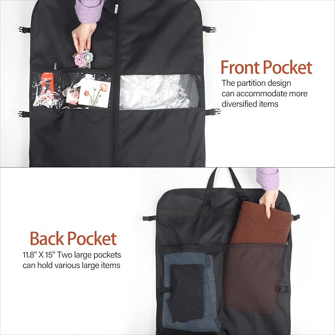 Bolsa de Ropa para Vestido de Novia Zilink | Almacenamiento y Viaje | Material PEVA