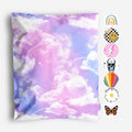 Sobres de Polietileno 10x13 Pulgadas Diseño Nubes Y2K | Impermeables Resistentes al Desgarro | Cierre Adhesivo | Pack de 100 | Envío y Logística | 100 Unidades