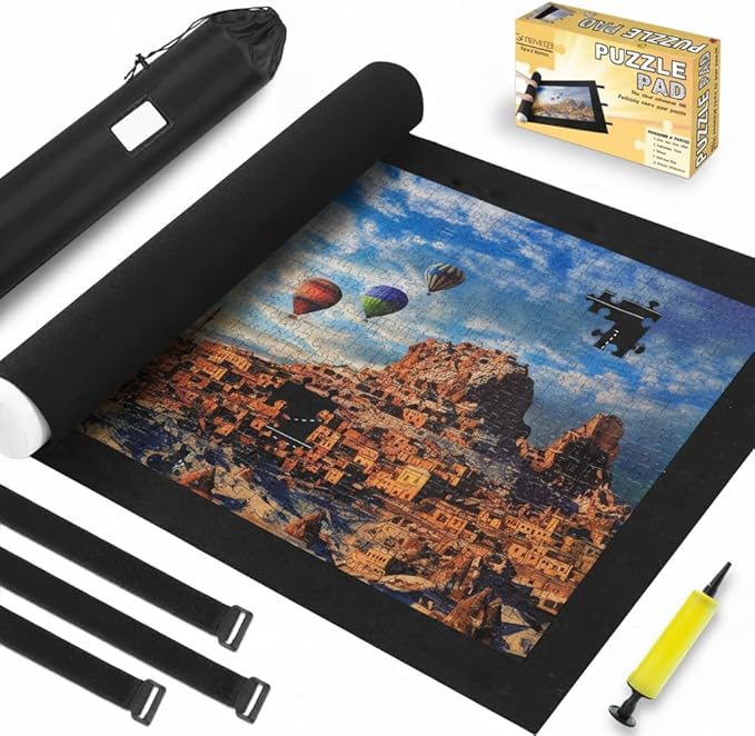 Juego de alfombrillas enrollables para rompecabezas, almacenamiento portátil, soporte mágico, Matt Rollup 2000, 1000, 500, 300 piezas, accesorios de Navidad, ideas para adultos, niños y niñas