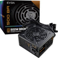 EVGA 500 BA, 80+ BRONCE 500W, 3 años de garantía, Fuente de alimentación 100-BA-0500-K1 