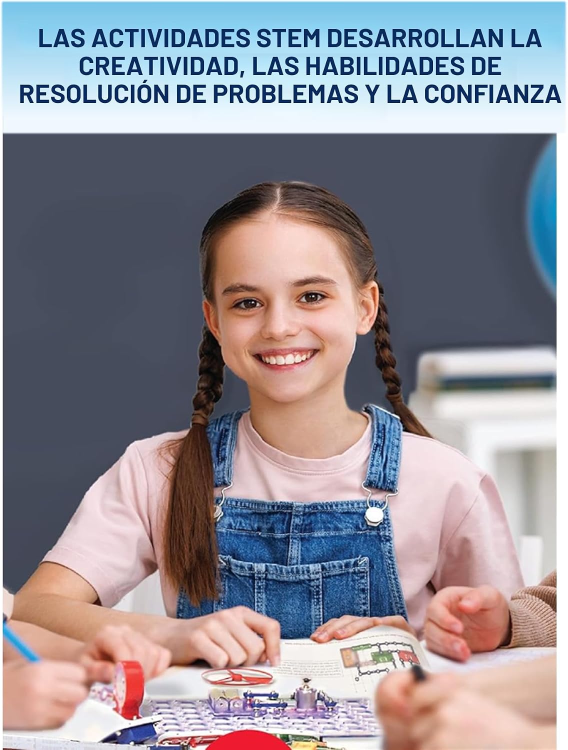 Kit de Electrónica Snap Circuits Classic SC-300 — Más de 300 Proyectos, Manual a Color, Juguete STEM Para Niños 8+