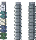Paquete de 2 organizadores colgantes para leggings, organizador de almacenamiento de leggings, organizador de leggings para armario, organizador de armario colgante, instalar detrás de la puerta