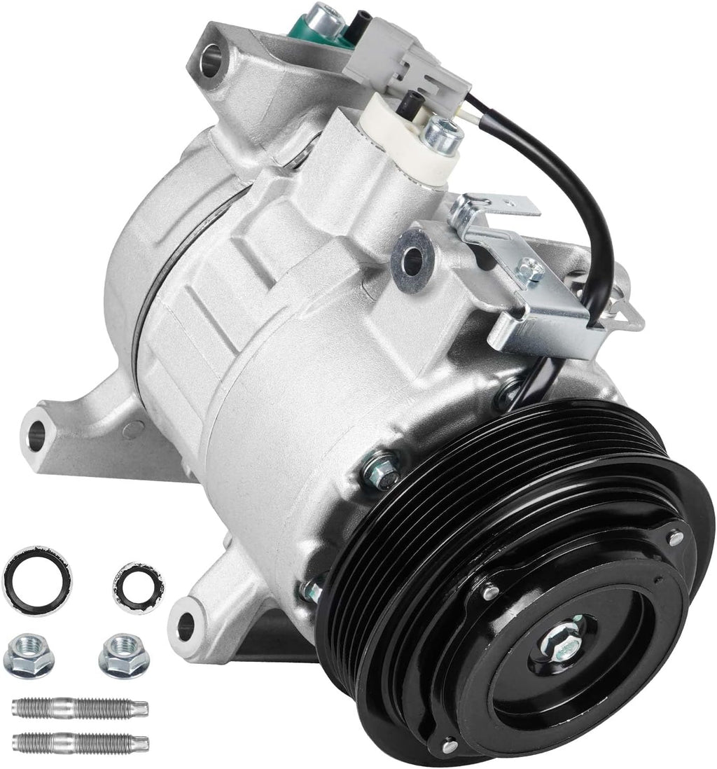 Compresor de Aire Acondicionado Nuevo con Embrague – Compatible Chrysler 300 2014-2023, Dodge Challenger 2015-2023 y Dodge Charger 2014-2023 (Motor 3.6L)