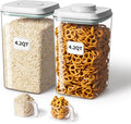 Contenedores Herméticos Ankou | Pack 2 x 4L | Tapa Pop | Sin BPA | Apilables | Organizador de Despensa | ⚠️ Sin Cuchara Medidora