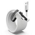 Cable Syntech Link de 4,8 m (16 pies) para PCVR, compatible con accesorios Oculus/Quest 3/Meta Quest 3S, Quest 2/Pro/Pico 4/Ultra y PC/SteamVR. Transferencia de datos de alta velocidad para PC. Cable USB 3.0 a USB C para auriculares de realidad virtual.