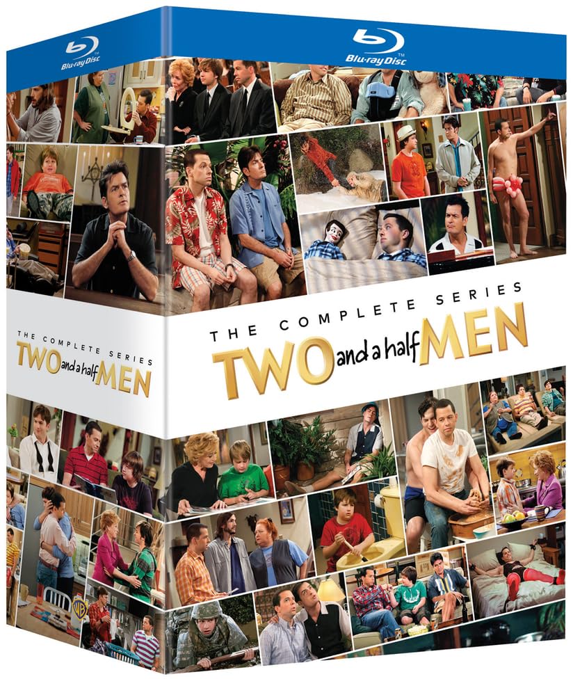CONTIENE 2 PAQUETES DE 25 DISCOS EN TOTAL Two and a Half Men: La Serie Completa [Blu-ray]