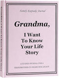 Diario de cuentos de la abuela I Want to Hear Your Life, libro de tapa dura de cuero con más de 250 preguntas rápidas para que la abuela comparta su amor y recuerdos, regalos para abuela, cumpleaños