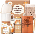 Cestas de regalo para mujeres, 9 piezas Regalos únicos de feliz cumpleaños para mujeres, Cesta de agradecimiento Ideas de Navidad Caja con taza de café para su mamá Amiga Maestra Compañera de trabajo, Los mejores regalos de agradecimiento para empleados
