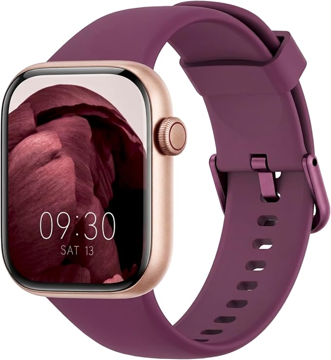 Reloj Inteligente AcclaFit Contador Compatible Android iOS Púrpura Profundo