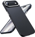 Maledan para iPhone Air Funda de fibra de carbono - Funda delgada para iPhone 17 Air con sensación de no llevar funda [Compatible con MagSafe][Fibra de aramida 600D real] Fundas magnéticas a prueba de golpes