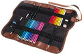 Cuawana - Estuche enrollable para lápices de 36/48/72 agujeros, gran capacidad, para bolígrafos, cortina, maquillaje, bolsa de almacenamiento, suministros escolares