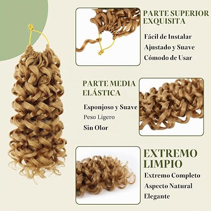 7 paquetes de cabello rizado de ganchillo para mujeres negras GOGO Curl
