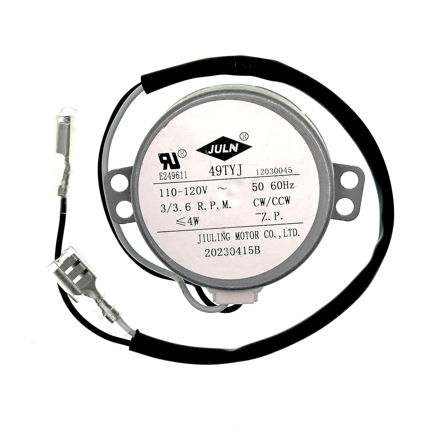 Motor Sincrónico 49TYJ 110V-120V para Máquina de Hielo – Compatible con HZB-12/A, HZB-12/B, HZB-22BF, HZB-15 y Más, Reemplaza 50TYZ-E