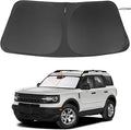 Parasol de ajuste personalizado para parabrisas, bloqueador solar plegable que protege el automóvil de los rayos solares y de los daños por calor, mantiene el automóvil más fresco