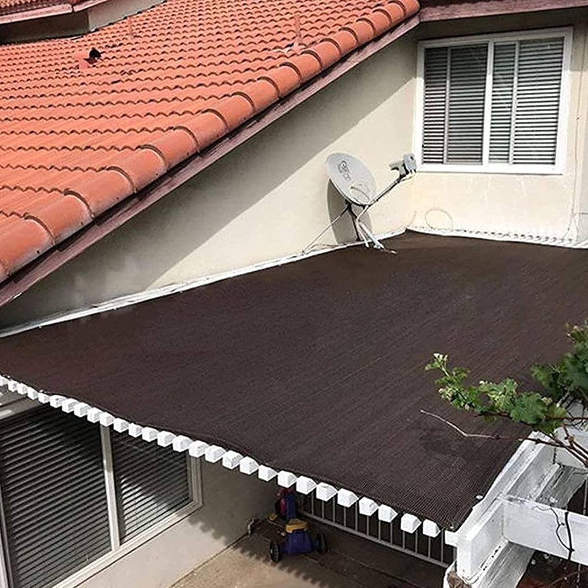 Tela de malla para sombra de sol
