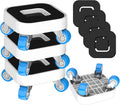 Nuevos elevadores de muebles mejorados con ruedas, deslizadores de muebles con ruedas giratorias de 360° de 1.25 pulgadas, carretilla de muebles para mover sofás pesados, camas, capacidad de carga