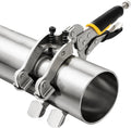Tenaza de Soldadura Moxweyeni 27.9cm, Tubo Redondo Servicio Pesado, Acero Alto Carbono, 5-8.9cm, Metal, Industrial, Bricolaje (Copia)
