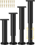 Patas de Soporte Ajustables Wlrrcwdttc para Cama | 4 Piezas de Metal 7.08-12.2 Pulgadas | para Marco, Sofa, Gabinete y Mesa | Reforzadas