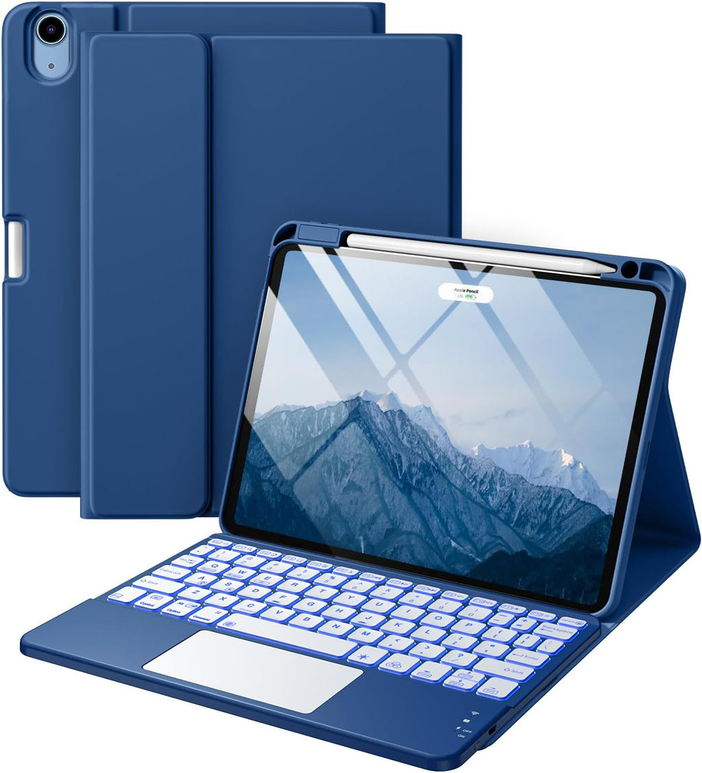 Funda Harvopu para iPad Air de 11 pulgadas y iPad Air de 5.ª/4.ª generación con teclado.