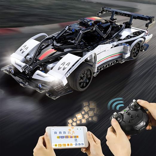 Set de Construcción Coche RC Technic Z-Wind – 457 Piezas, Control 2.4G/APP, Escala 1:16