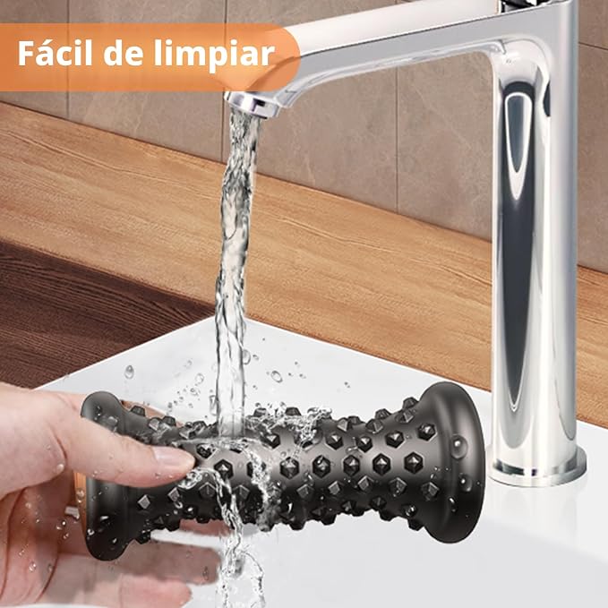 BESKAR Rodillo masajeador de pies para alivio de la fascitis plantar, portátil, masaje muscular de tejido profundo, dolor de arco de pies y talón, herramienta de reflexología