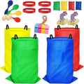32 bolsas de carreras de sacos de patatas para juegos al aire libre para niños adultos