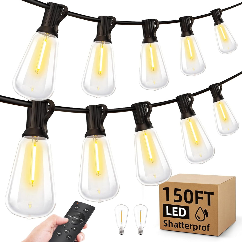 Guirnalda LED exterior de 45 m con control remoto
