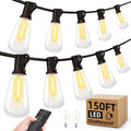 Guirnalda LED exterior de 45 m con control remoto
