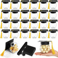 24 Frascos Forma Birrete Oro Teenyyou 2026 Graduación, Contenedores Dulces con Borlas para Favores de Fiesta, Suministros DIY para Mesa, Regalos
