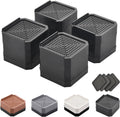 Elevadores de Cama y Muebles EclatBain – Bloques Rectangulares Ajustables 3" y 4.3" | Soporte hasta 4,000 lb | Hogar