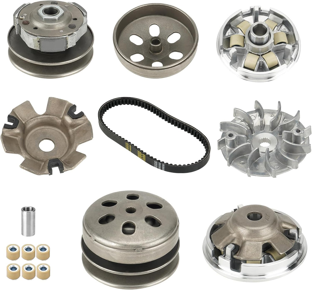 Kit de Embrague de Alto Rendimiento GY6 150cc | Variador Racing con Banda 743 | 152QMI 157QMJ | Scooter ATV